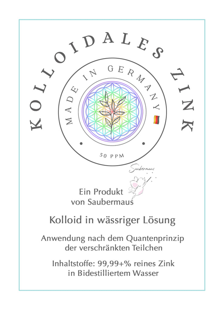 Kolloidales Zink und Silber