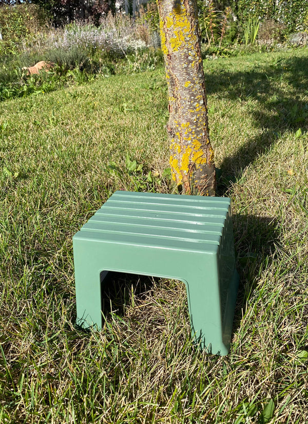 Zweimausehoch Tritthocker für Kinder in 2 Größen, die ineinander gesteckt werden können, um nicht zu verrutschen